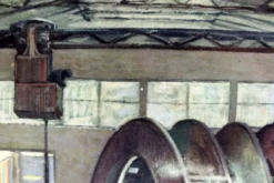 Affiche industrielle tchèque par Frantisek Bilek, années 1950