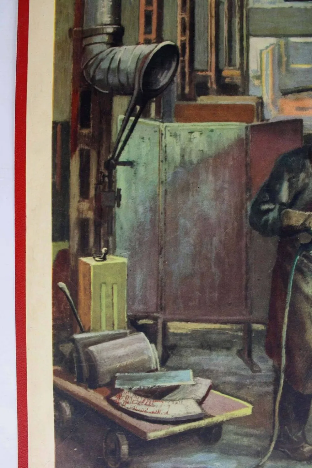 Affiche industrielle tchèque par Frantisek Bilek, années 1950