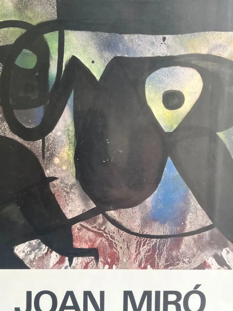 Affiche originale de fondation Miró Barcelone, Espagne 1982