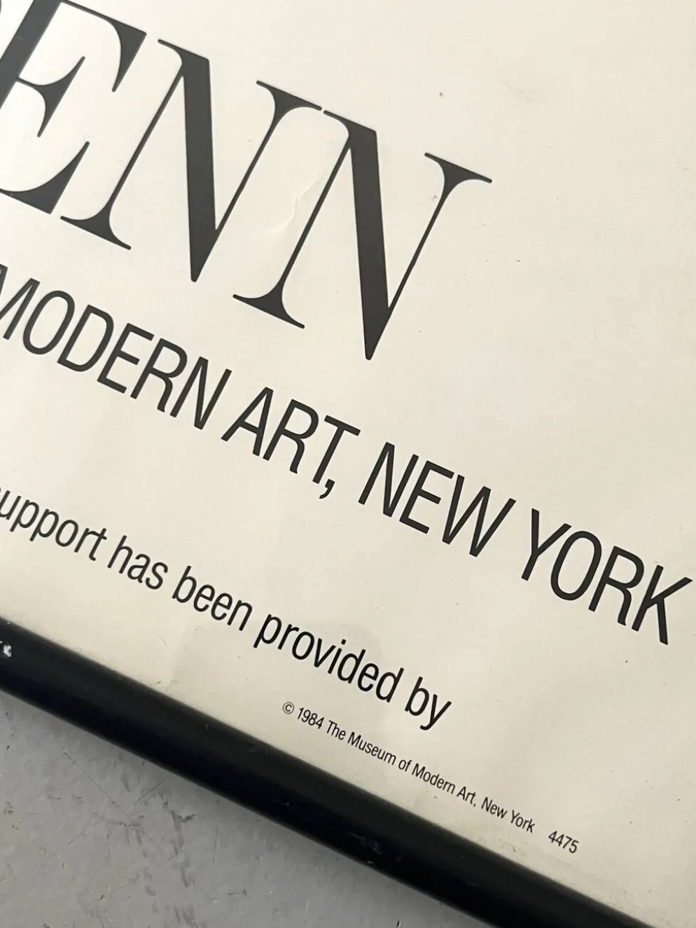 Affiche originale et officielle Moma New York, Irving Penn 1984