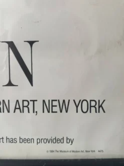 Affiche originale et officielle Moma New York, Irving Penn 1984