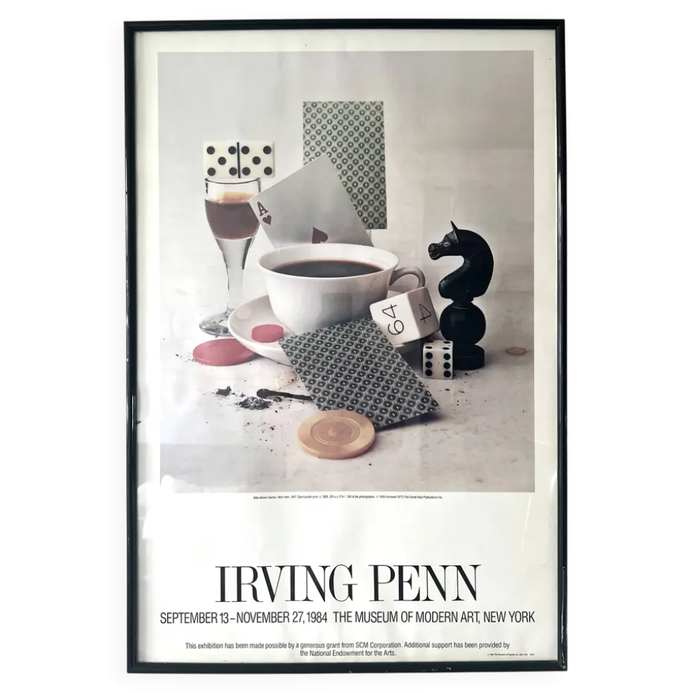 Affiche originale et officielle Moma New York, Irving Penn 1984