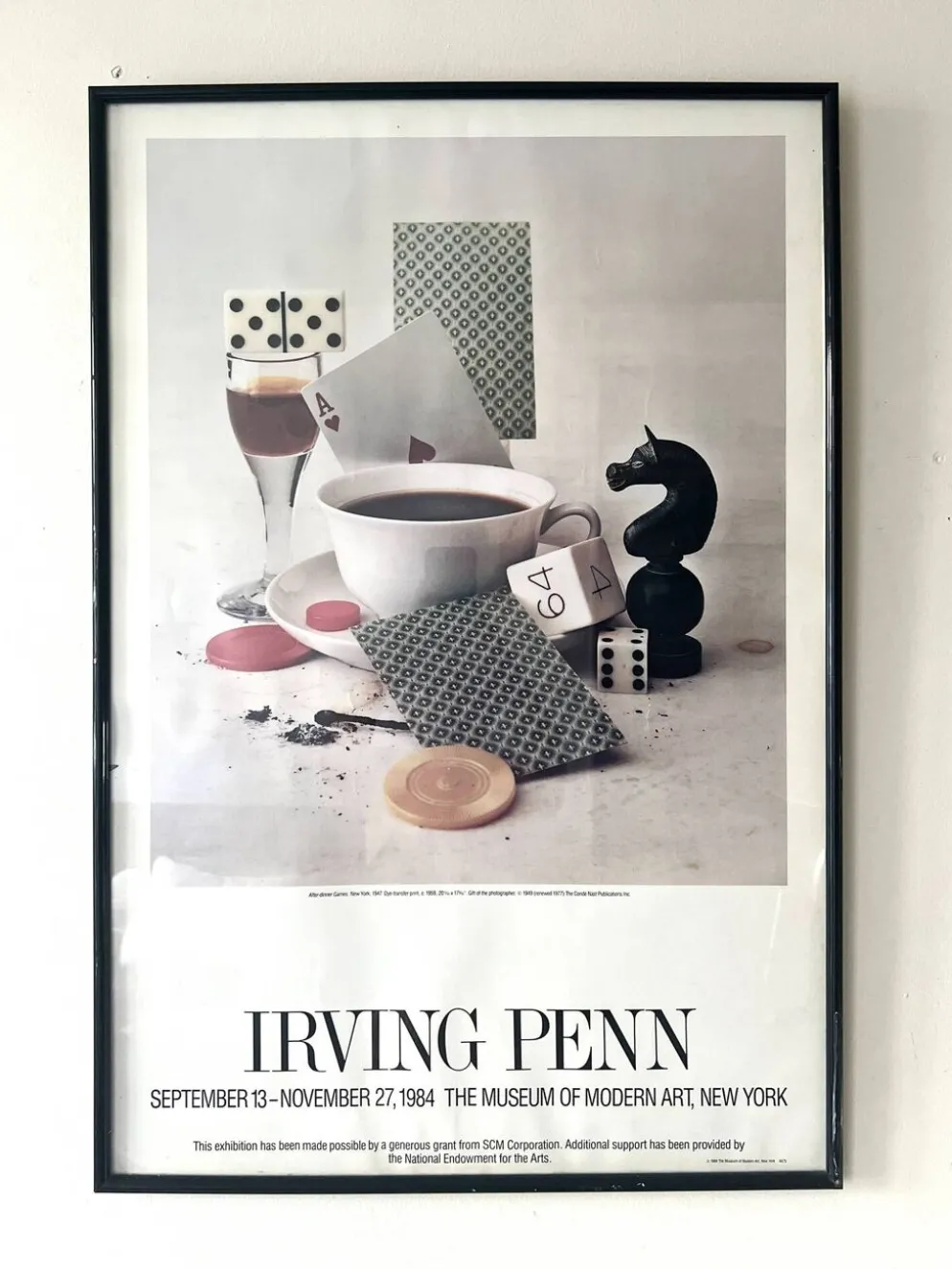Affiche originale et officielle Moma New York, Irving Penn 1984