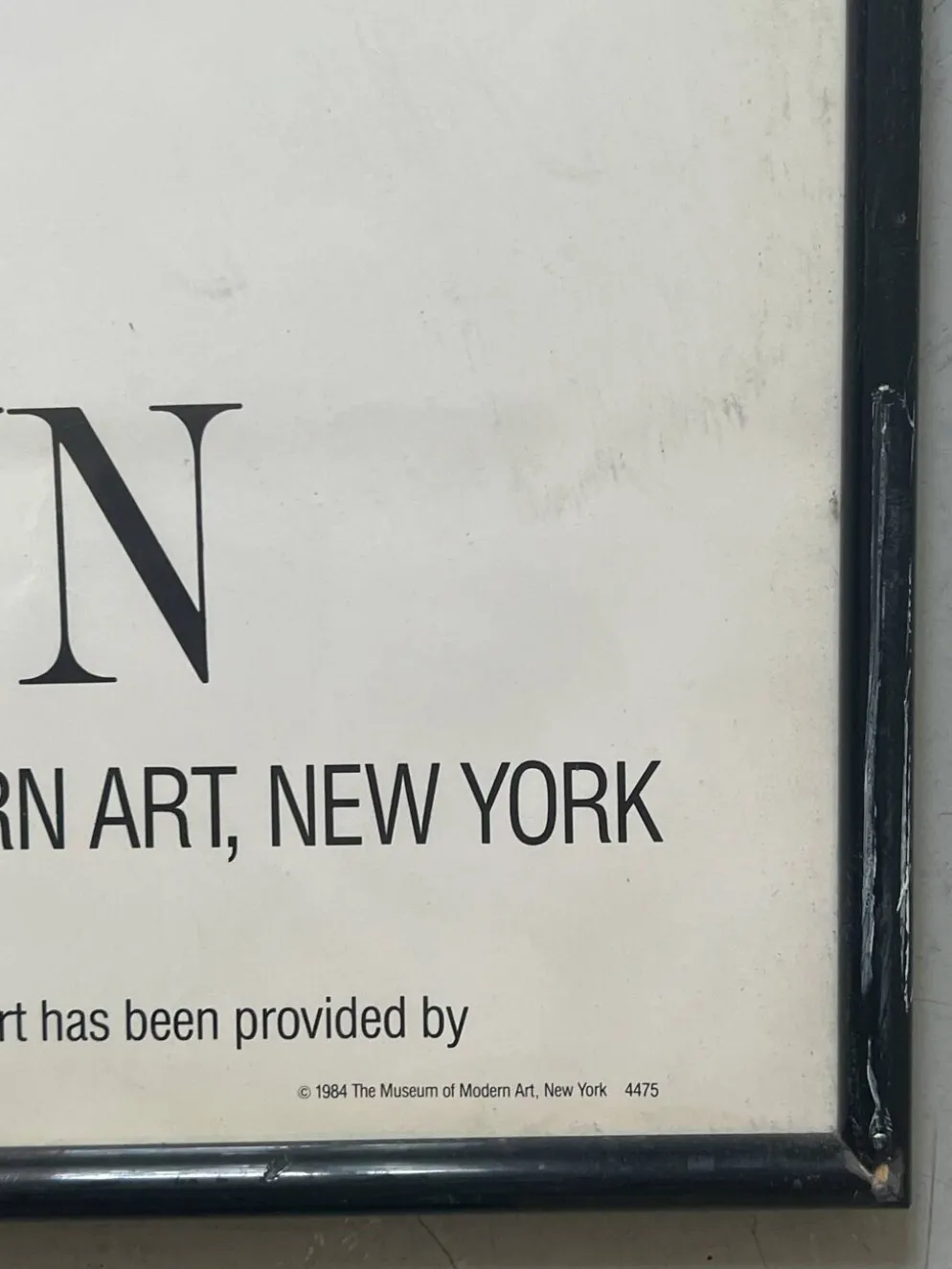 Affiche originale et officielle Moma New York, Irving Penn 1984