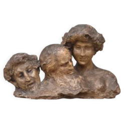 Agathon Léonard, Esquisse à trois têtes (vers 1910)