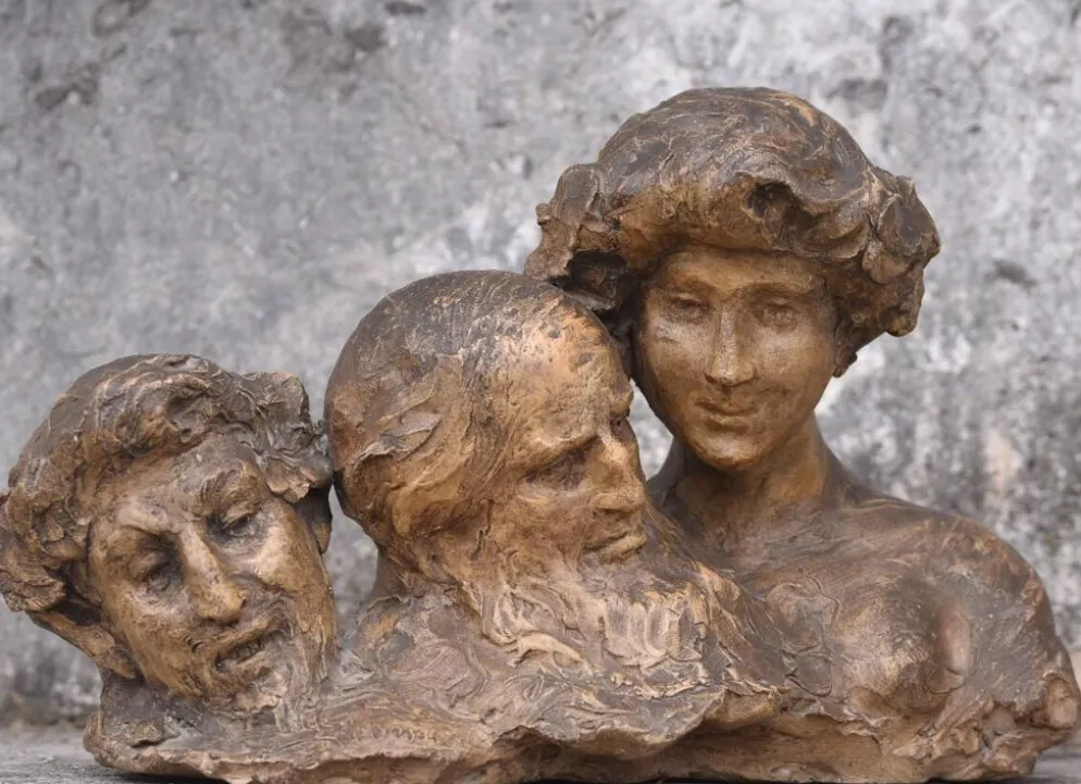 Agathon Léonard, Esquisse à trois têtes (vers 1910)