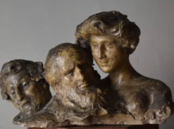 Agathon Léonard, Esquisse à trois têtes (vers 1910)