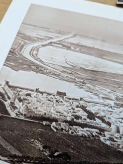 Aigues-Mortes, vintage, planche photo imprimée en 1935.