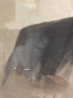 Aimé VAN BELLEGHEM (1922-1996), Portrait de René Brondel, huile sur toile