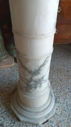 Alabaster column from the late 19th century.