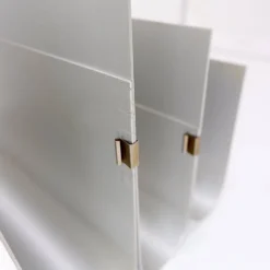 Aluminum Magazine Rack by Pierre Vandel for Espace Pierre Cardin, 1970s