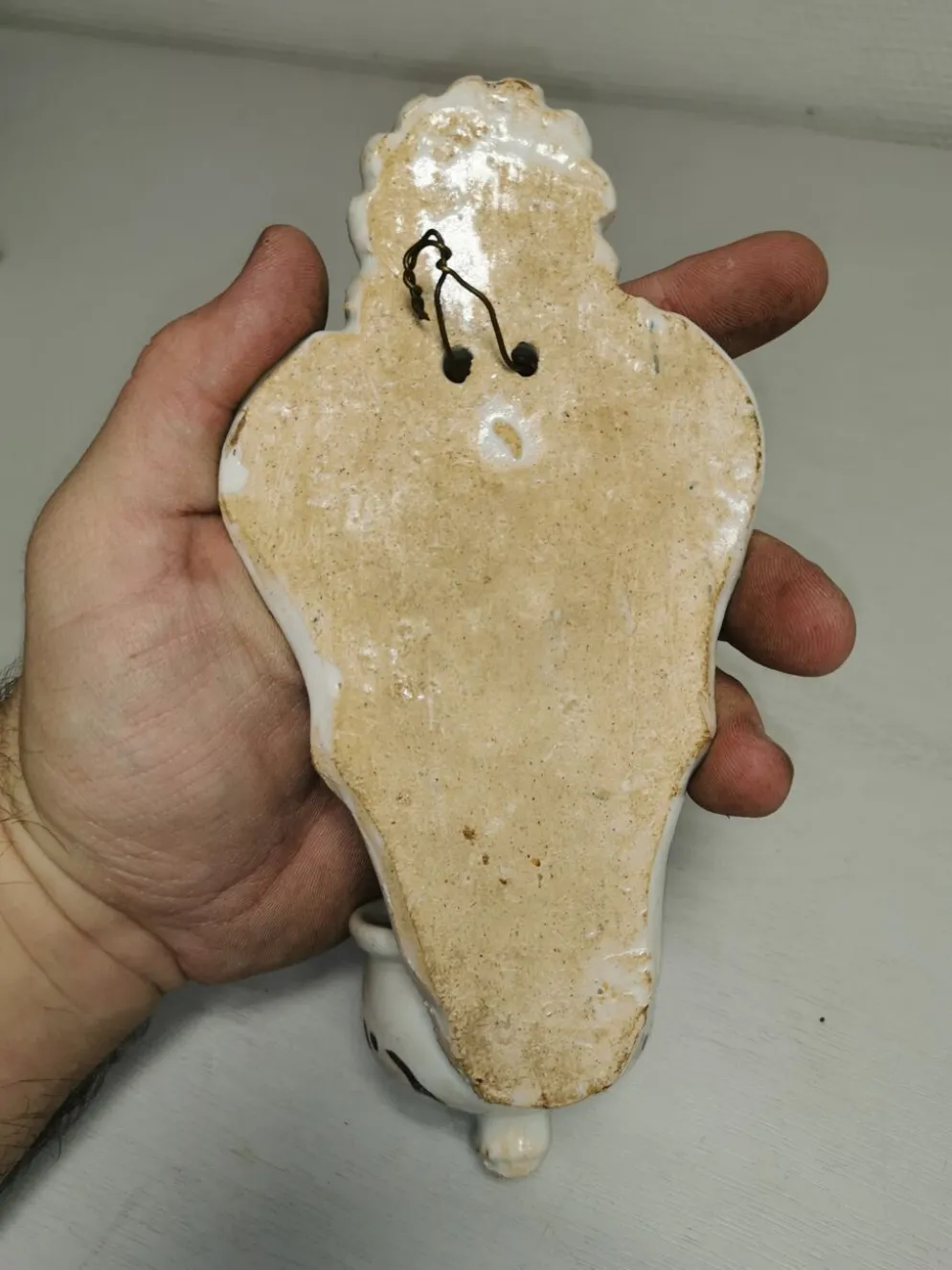 ancien Bénitier en Faience