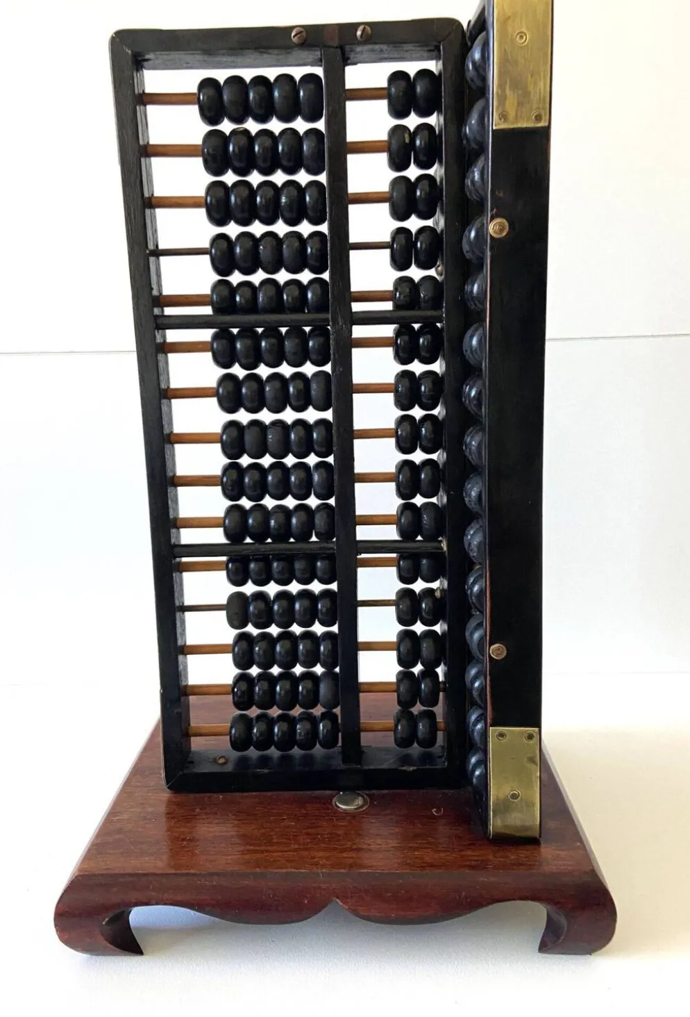 Ancien Boulier Traditionnel Chinois Abacus "Suanpan" 1940-1950 Vintage