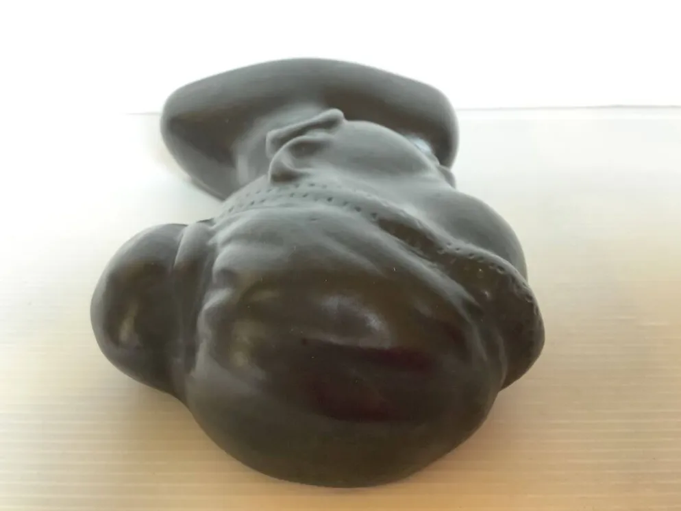 Ancien buste de femme africaine à poser ou à accrocher