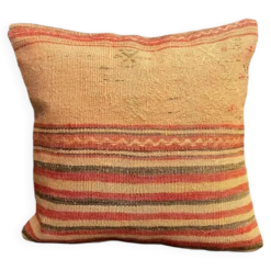 Ancien coussin rose authentique
