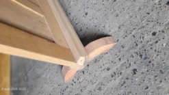 Ancien écran de cheminée décoratif en bois