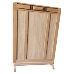Ancien écran de cheminée décoratif en bois