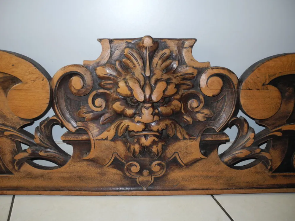 Ancien fronton bois 170cm