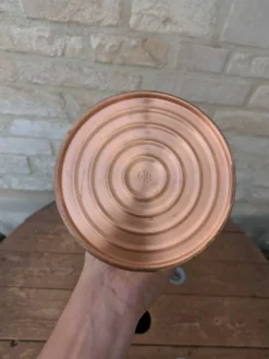 Ancien grand vase en cuivre de Villedieu les Poêles Gaor H37.5cm