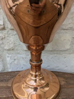 Ancien grand vase en cuivre de Villedieu les Poêles Gaor H37.5cm