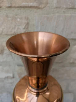 Ancien grand vase en cuivre de Villedieu les Poêles Gaor H37.5cm