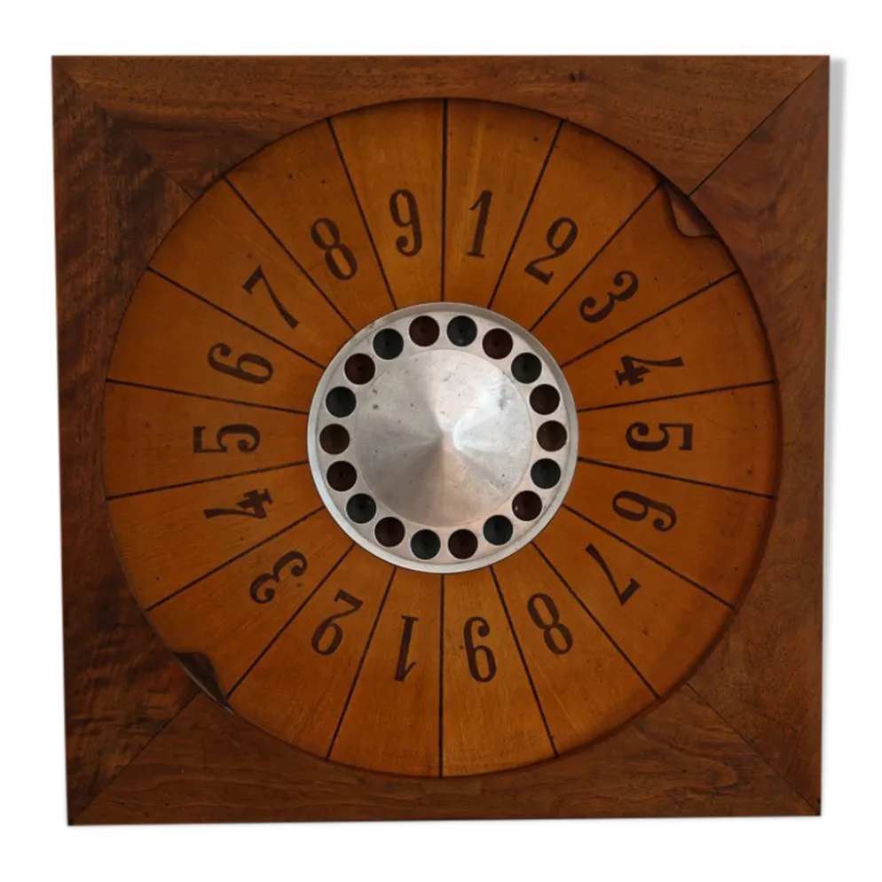 Ancien jeu de la boule, acajou