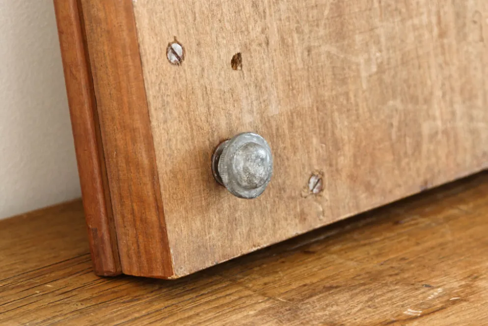 Ancien jeu de la boule, acajou