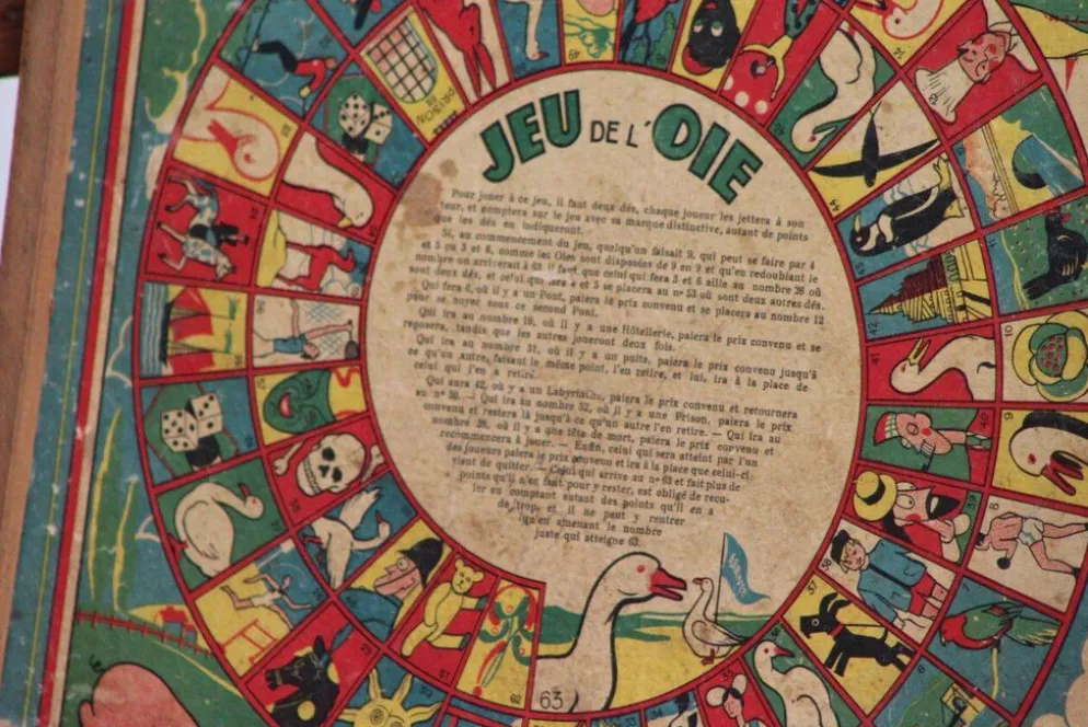 Ancien jeu de l'oie