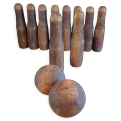 Ancien jeu de quilles 1900 en bois