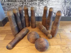 Ancien jeu de quilles 1900 en bois