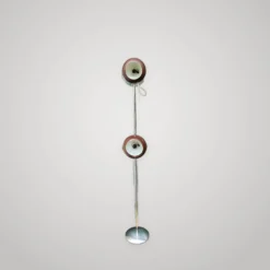 Ancien lampadaire REGGIANI G21 Made in Italy à 2 globes vintage design 1970
