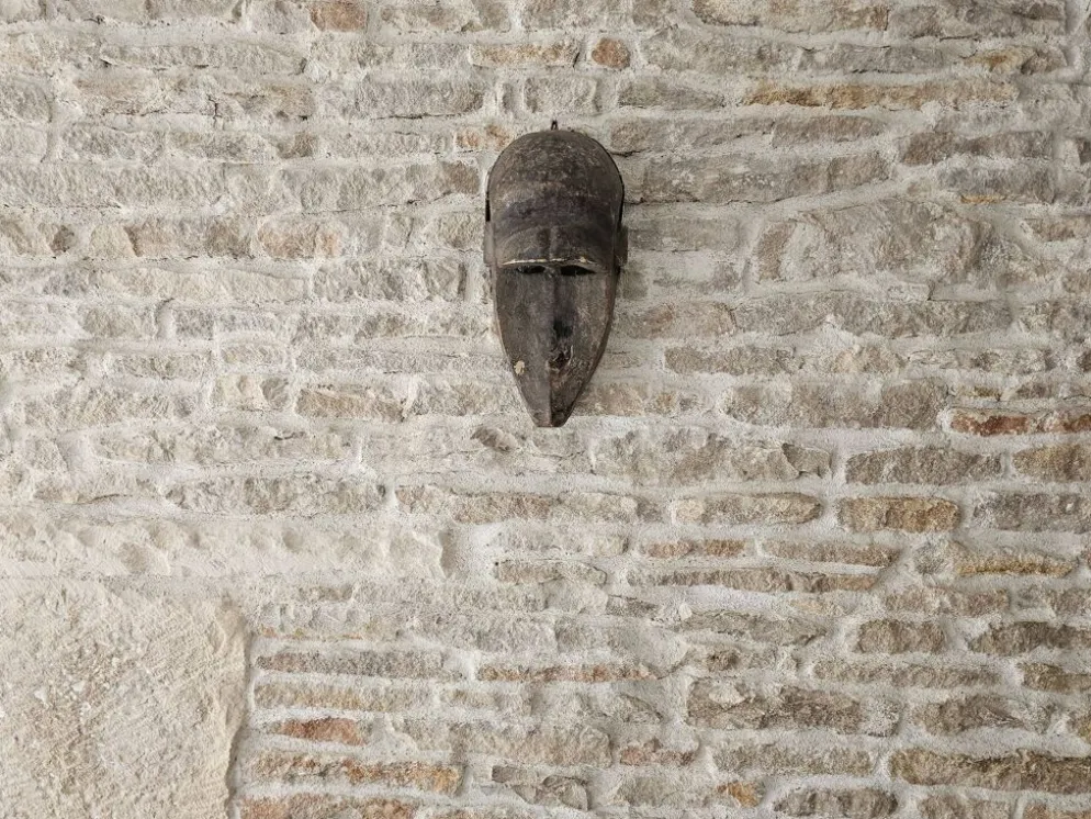 Ancien masque Africain Hyène Bambara - Baman Mali - Art Africain tribal