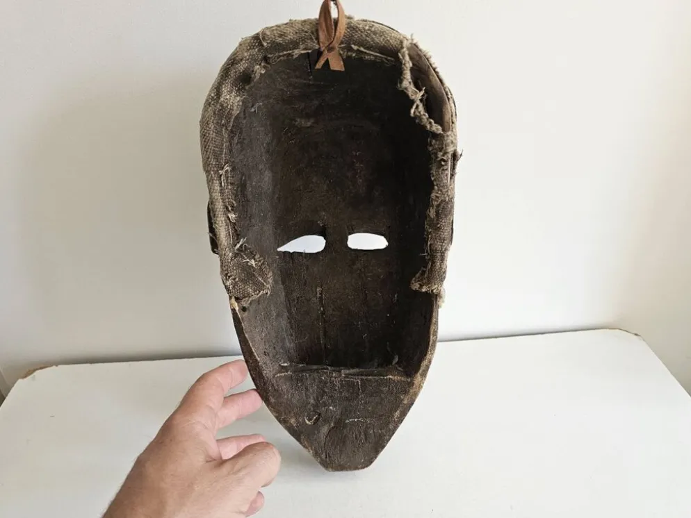 Ancien masque Africain Hyène Bambara - Baman Mali - Art Africain tribal
