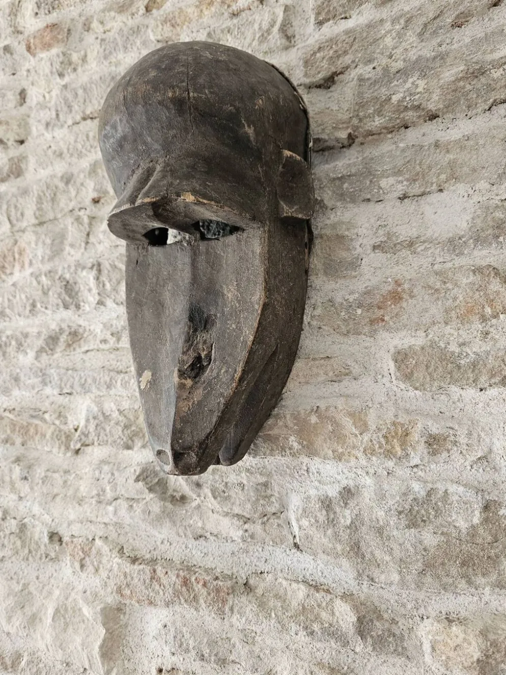 Ancien masque Africain Hyène Bambara - Baman Mali - Art Africain tribal