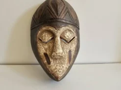 Ancien masque Africain (Tribu a identifier) Kwele Punu Art Africain tribal