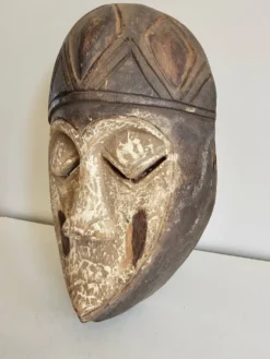 Ancien masque Africain (Tribu a identifier) Kwele Punu Art Africain tribal