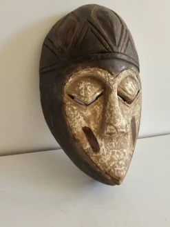 Ancien masque Africain (Tribu a identifier) Kwele Punu Art Africain tribal