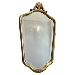 Ancien miroir en bois doré style Louis XV