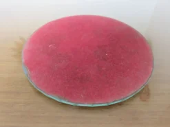 Ancien miroir rond, à poser, art déco, biseauté, années 40 50