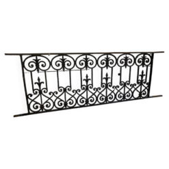 Ancienne balconnière en fonte