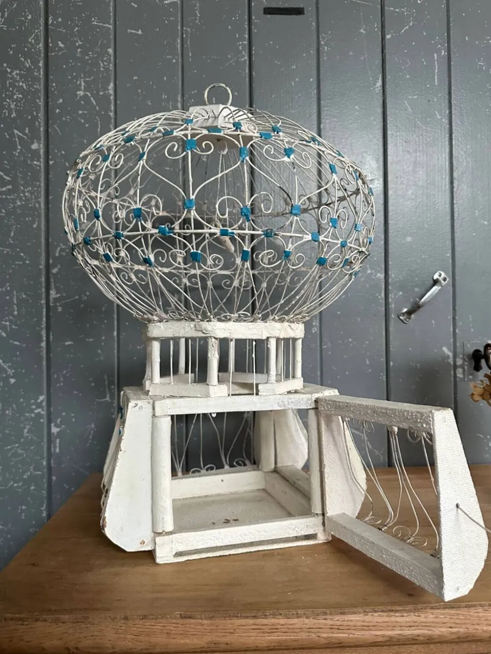 Ancienne cage à oiseaux tunisienne