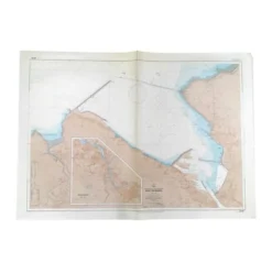 Ancienne carte marine de Bilbao Espagne
