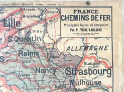 Ancienne carte Vidal-Lablache 7, Mézières, T41, 1900 - France Trains