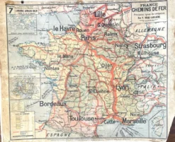 Ancienne carte Vidal-Lablache 7, Mézières, T45, 1910 - France Trains