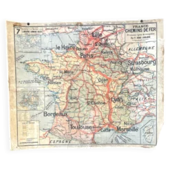 Ancienne carte Vidal-Lablache 7, Mézières, T45, 1910 - France Trains
