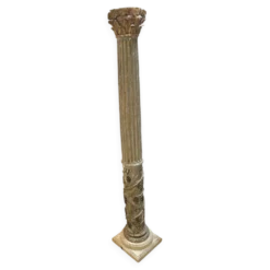Ancienne Colonne en bois sculpté - XVIIIe