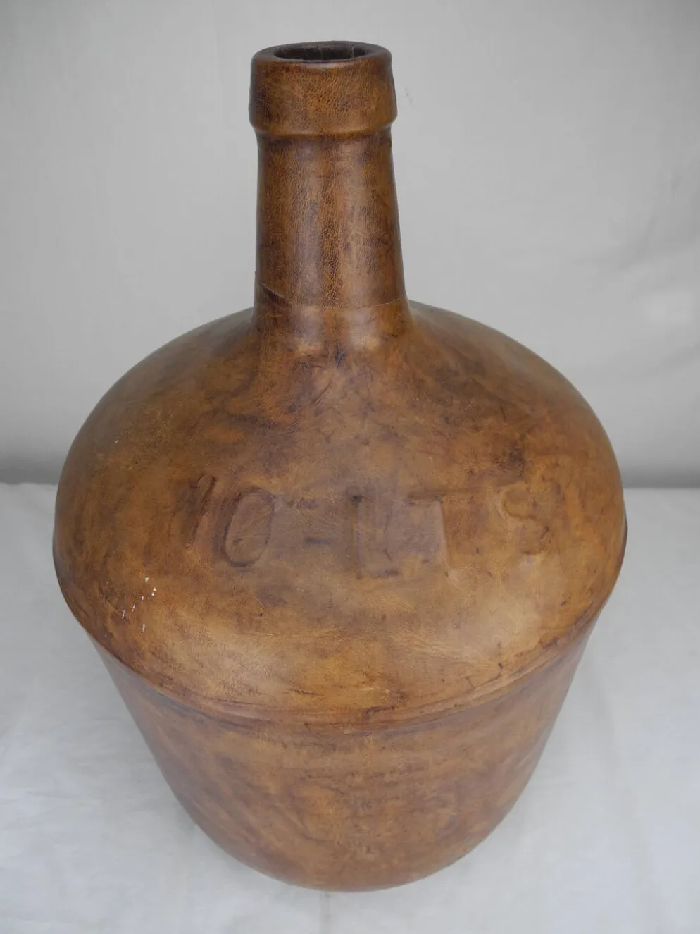 Ancienne dame jeanne 10 litres viresa old french demijohn large jug bouteille bonbonne