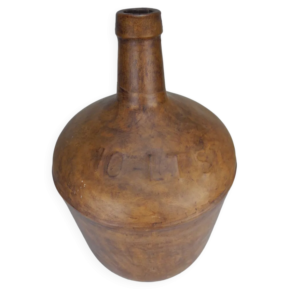 Ancienne dame jeanne 10 litres viresa old french demijohn large jug bouteille bonbonne