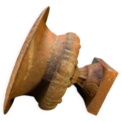 Ancienne Jardinière en Fonte – Vasque Médicis sur pied – 27 cm – 5,5 kg