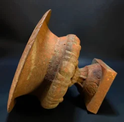 Ancienne Jardinière en Fonte – Vasque Médicis sur pied – 27 cm – 5,5 kg